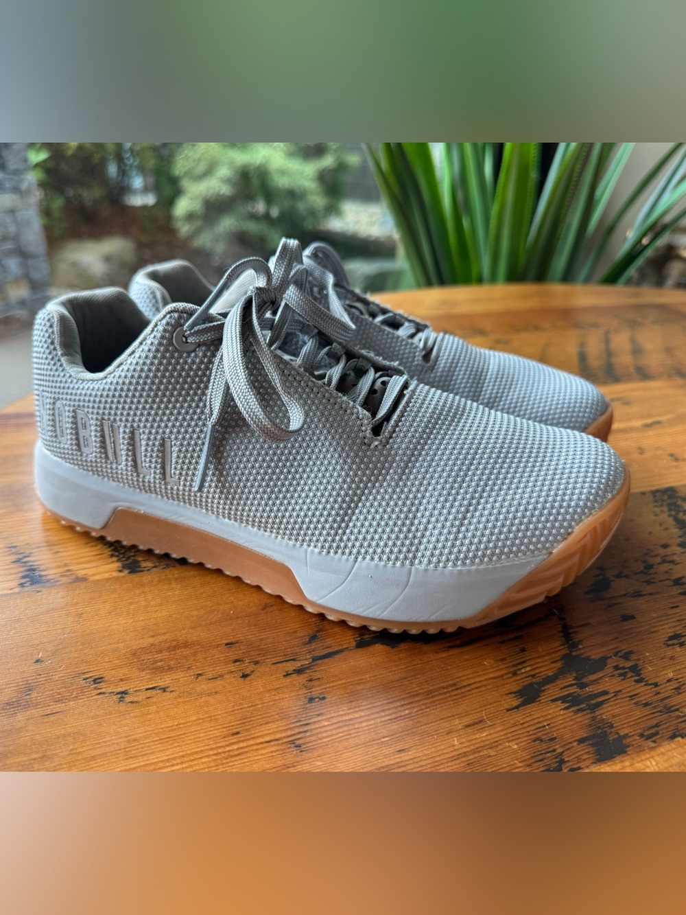No Bull Trainers Gray Gum Sole EUC 7.5M/9W